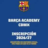 Academia CDMX 2026/27 (sin uniforme)