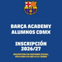 Academia CDMX 2026/27 Masculino 1 Día