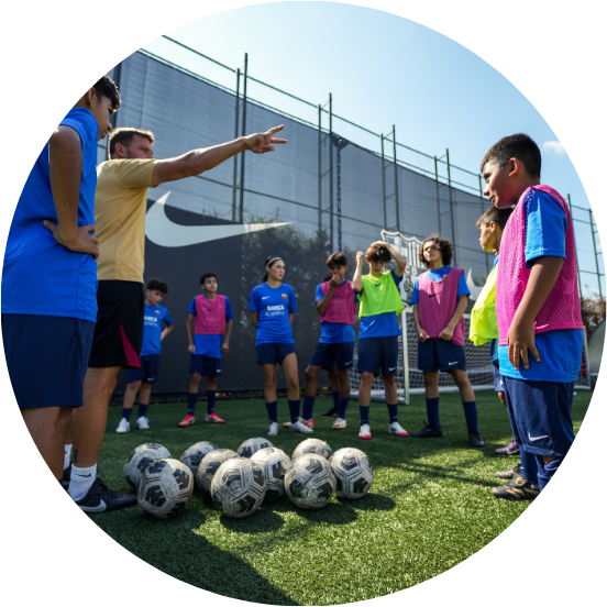 Entrenamiento Barça Academy